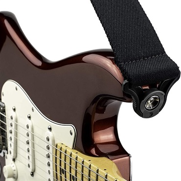 D’Addario Auto Lock Guitar Strap［50BAL05/Skater Black］ 画像1