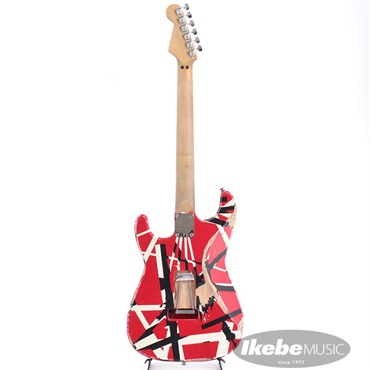 EVH Striped Series Frankenstein Frankie (Red with Black Stripes Relic) 画像2