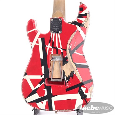EVH Striped Series Frankenstein Frankie (Red with Black Stripes Relic) 画像7