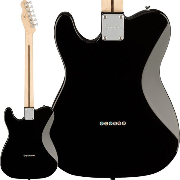 Squier by Fender Affinity Series Telecaster Deluxe (Black/Maple) 画像1