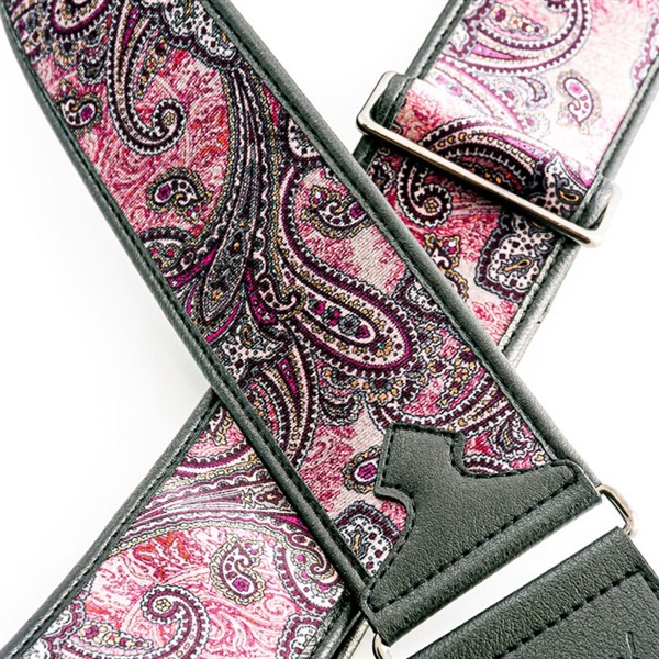 RIGHTON STRAPS T-PAISLEY VELVET Burgundy 画像1