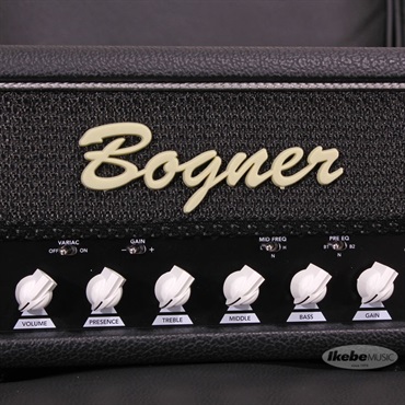 Bogner Ecstasy Mini Head 【Black Tolex/Black Grill/Silver Piping [White knobs]】※数量限定Bognerクリアファイルプレゼント！ 画像2