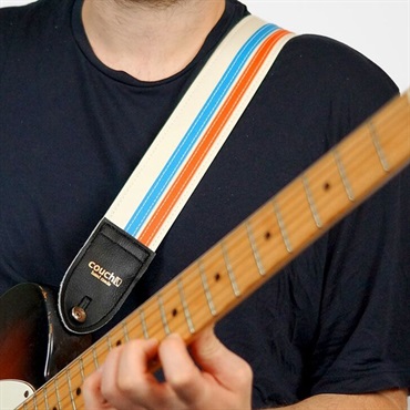 Couch Guitar Strap Double RacerX Orange/Blue 画像5