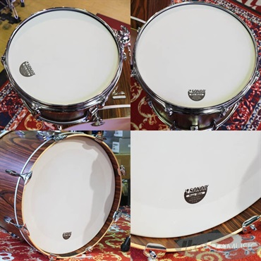 SONOR 【更に！値下げしました！！】 Vintage Series 3pc Drum Kit - Rosewood Semi Gloss [BD20，TT12，FT14 / VT-THREE20WM RSG] 画像10