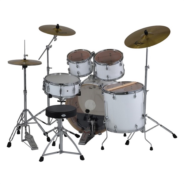 Pearl EXPORT EXX Standard シンバル付きドラムフルセット - Pure White [EXX725S/CN #33]【お取り寄せ品】 画像1