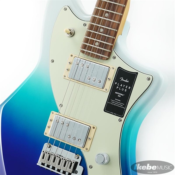 Fender MEX Player Plus Meteora HH (Belair Blue/Pau Ferro) ｜イケベ