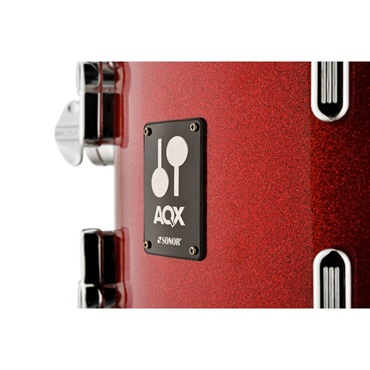 SONOR SN-AQXJUN #RMS [AQX JUNGLE Shell Set / Red Moon Sparkle] 【シンバル、ハードウェア別売】 画像1