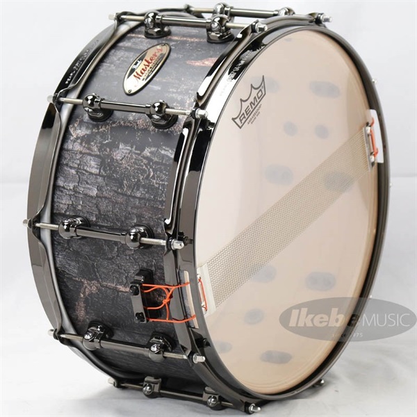 Pearl Masters Maple Reserve -MRV- Snare Drum 14×6.5 - Satin Charred Oak [MRV1465S/BN #824] 画像5