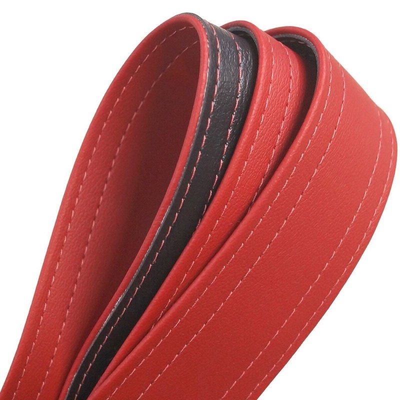 Couch Guitar Strap All Red Double Stitch 画像2