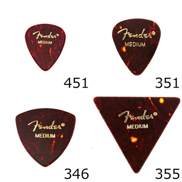 Fender USA CELLULOID SHAPE MEDLEY ALL SHAPES 8-PACK (#0980200300) 画像2