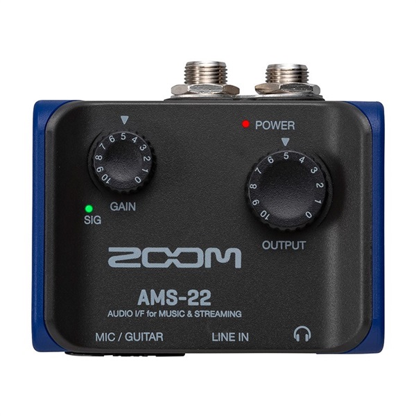 ZOOM AMS-22(AUDIO I/F for MUSIC & STREAMING) ｜イケベ楽器店オンラインストア