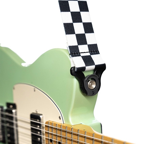 D’Addario Auto Lock Guitar Strap［50BAL13/Skater Checkerboard BK/WH］ 画像1
