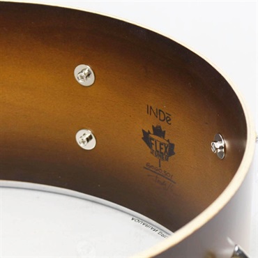 INDe Flex-Tuned Maple Snare Drum 14×5.75 - Golden Burst Premium Satin Lacquer 画像6