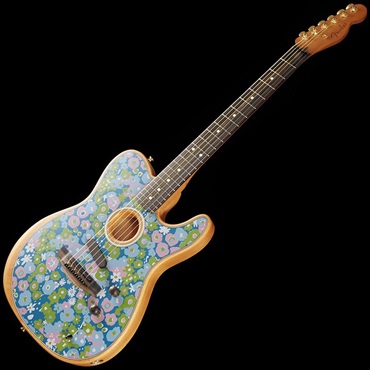 Fender Acoustics Fender American Acoustasonic Telecaster (Blue Flower) フェンダー 画像1