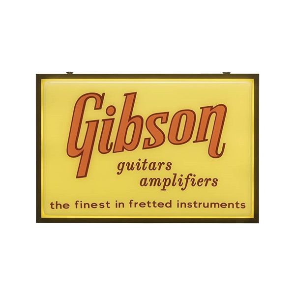 Gibson Vintage Lighted Sign， Guitars & Amplifiers [GA-SGN1] 画像1