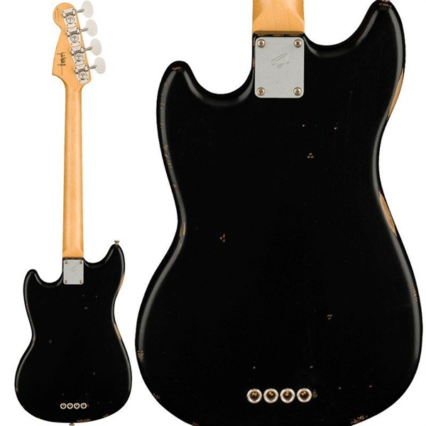 Fender MEX JMJ Road Worn Mustang Bass (BLK) 画像1