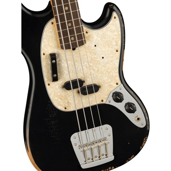Fender MEX JMJ Road Worn Mustang Bass (BLK) 画像2