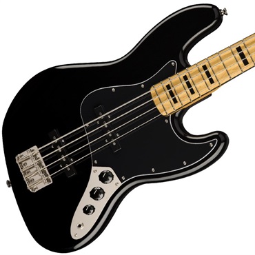 Squier by Fender Classic Vibe '70s Jazz Bass Maple Fingerboard (Black) 画像2