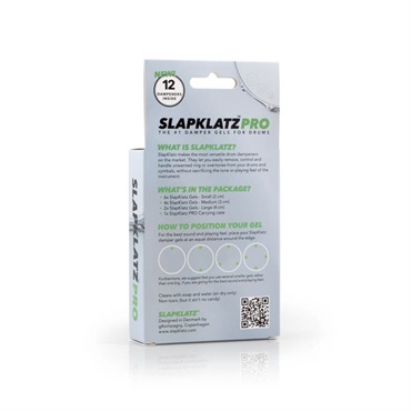 SlapKlatz SlapKlatz PRO Ver.2 Drum Dampeners - GEL Clear 画像1