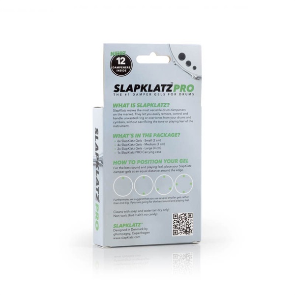 SlapKlatz SlapKlatz PRO Ver.2 Drum Dampeners - GEL Black 画像1