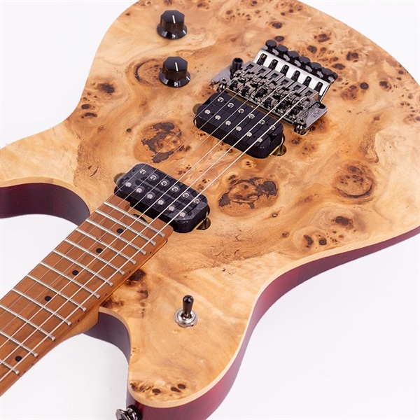 EVH Wolfgang WG Standard Exotic Poplar Burl (Natural/Baked Maple