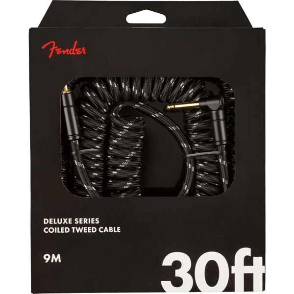 Fender USA DELUXE SERIES COIL CABLE 30feet (BLACK TWEED)(#0990823060) 画像3