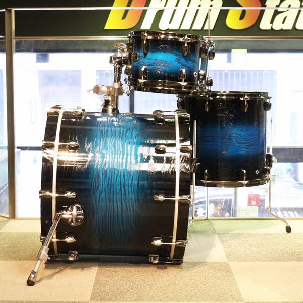 YAMAHA LIVE CUSTOM HYBRID OAK 4pc Drum Kit [LHB2218 + LHP6F3 / UZU Ice Sunburst] 画像3