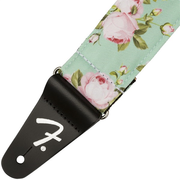 Fender USA Floral Strap (Surf Green) [#0990638049] 画像1