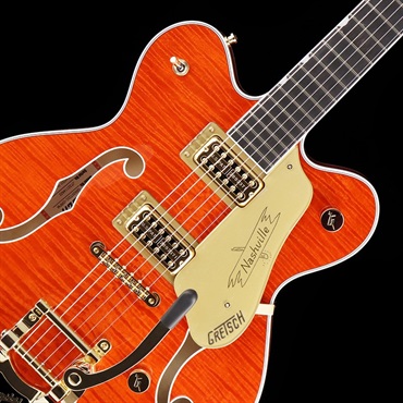 GRETSCH G6620TFM Players Edition Nashville Center Block Double-Cut with String-Thru Bigsby and Flame Maple (Orange Stain) 画像3