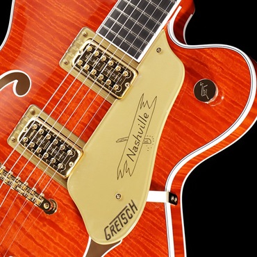 GRETSCH G6620TFM Players Edition Nashville Center Block Double-Cut with String-Thru Bigsby and Flame Maple (Orange Stain) 画像7