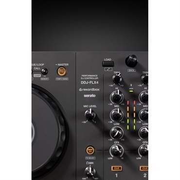 Pioneer DJ 【DDJ-400後継モデル】DDJ-FLX4 + ATH-S100BK ヘッドホン 