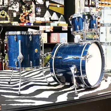 GRETSCH USA Custom 3pc Drum Kit - Azure Gloss [BD18、TT12、FT14] 【店頭入荷！】 画像1