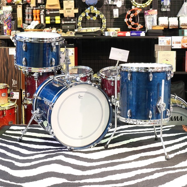 GRETSCH USA Custom 3pc Drum Kit - Azure Gloss [BD18、TT12、FT14] 【店頭入荷！】 画像2