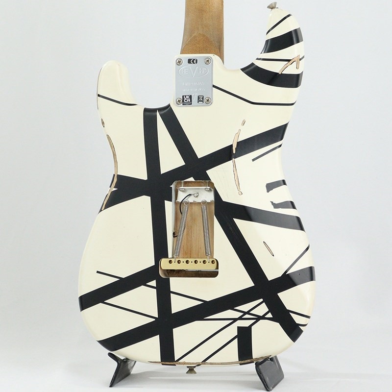 EVH Striped Series '78 Eruption (White with Black Stripes Relic