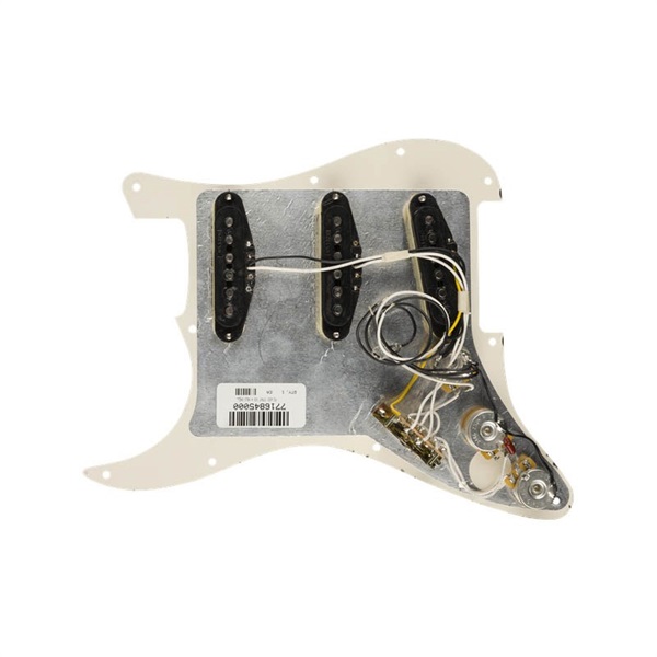 Fender USA Pre-Wired Strat Pickguard， Hot Noiseless SSS (Tortoise