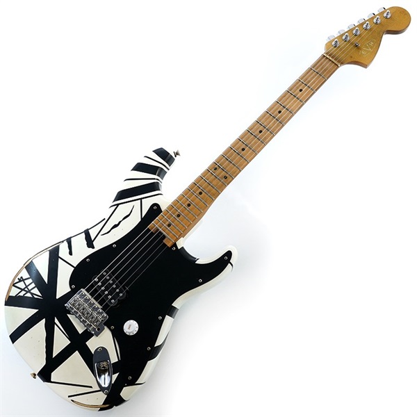 EVH Striped Series '78 Eruption (White with Black Stripes Relic