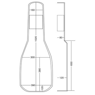 Kikutani GVB-60C BLU [クラシックギター用ケース] 画像1