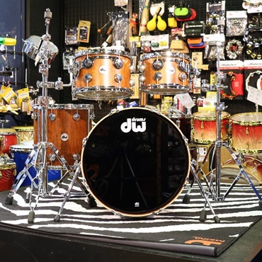 dw Collector's Maple/Mahogany 4pc Kit [BD20，FT14，TT10&12 / SatinOil：Honey] 画像1