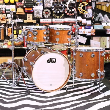 dw Collector's Maple/Mahogany 4pc Kit [BD20，FT14，TT10&12 / SatinOil：Honey] 画像5