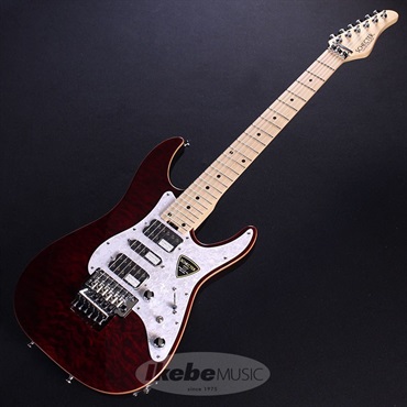 SCHECTER SD-2-24-AL (See-Thru Red/Maple) 画像1