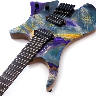 Strandberg Master Artist Series #7 MAS Boden J6 RS-Multi BE（Thunder w/Dark Purple Rasin） 画像5