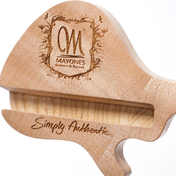 MAYONES Wooden Phone Holder Figured Maple Limited #4 (Flame Maple / Ash) 画像1