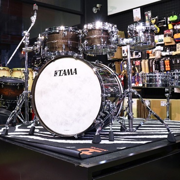 TAMA STAR BUBINGA 5pc Drum Kit [22BD，16&14FT，12&10&8TT] - Pewter Blue Australian Acacia 【メーカー撮影特価品】 画像3