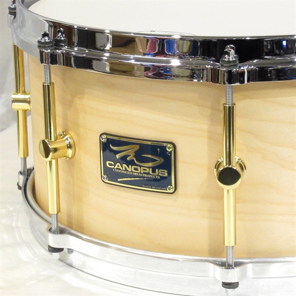 CANOPUS MO Snare Drum 14×5.5 w/Die Cast Hoops - Natural Oil [MO