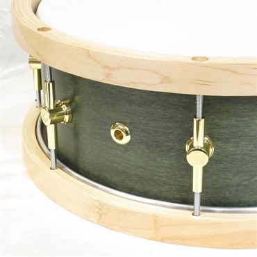 CANOPUS MO-1455WH / Black Olive Oil [MO Snare Drum 14×5.5 w/WoodHoop] 画像2