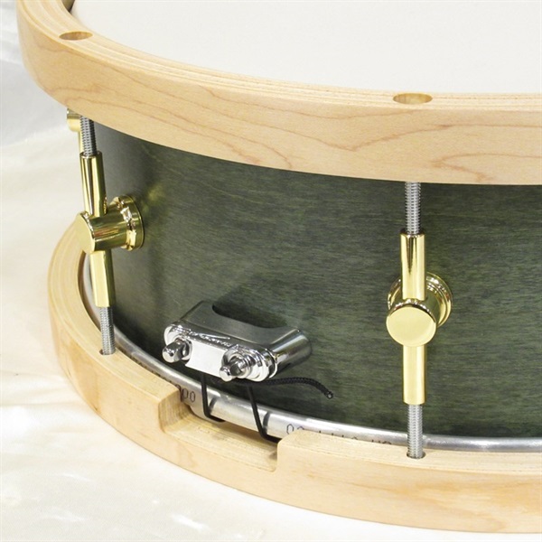 CANOPUS MO-1455WH / Black Olive Oil [MO Snare Drum 14×5.5 w/WoodHoop] 画像4