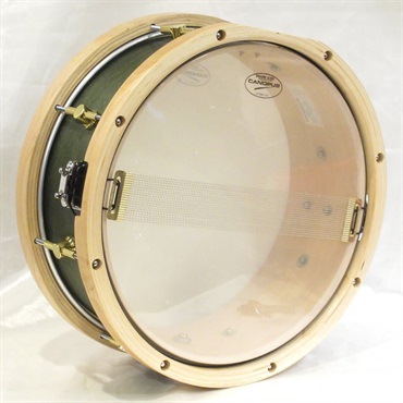 CANOPUS MO-1455WH / Black Olive Oil [MO Snare Drum 14×5.5 w/WoodHoop] 画像6