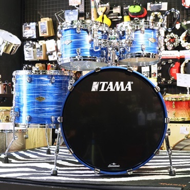 TAMA Starclassic Walnut/Birch 4pc Drum Kit [WBS42S-LOR，Lacquer Ocean Blue Ripple]【店頭入荷！】 画像1