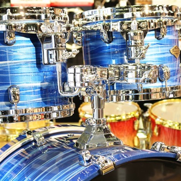 TAMA Starclassic Walnut/Birch 4pc Drum Kit [WBS42S-LOR，Lacquer Ocean Blue Ripple]【店頭入荷！】 画像4