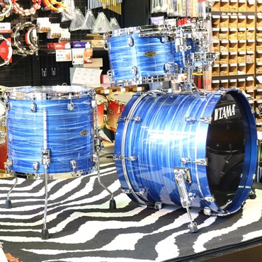 TAMA Starclassic Walnut/Birch 4pc Drum Kit [WBS42S-LOR，Lacquer Ocean Blue Ripple]【店頭入荷！】 画像5